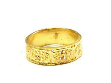 22k Ring Solid Gold ELEGANT Charm Ladies Band SIZE 11.5 "RESIZABLE" r2573mon - Royal Dubai Jewellers