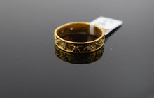 22k Ring Solid Gold ELEGANT Charm Ladies Band SIZE 7.5 "RESIZABLE" r2932mon - Royal Dubai Jewellers