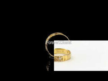 22k Ring Solid Gold ELEGANT Charm Ladies Band SIZE 7.5 "RESIZABLE" r2932mon