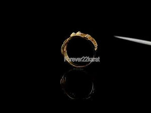 22k Ring Solid Gold ELEGANT Charm Men Band SIZE 10.25 "RESIZABLE" r2589mon