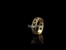 22k Ring Solid Gold ELEGANT Charm Ladies Band SIZE 11.5 "RESIZABLE" r2593mon